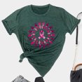 thumbnail image 1 of Qiopertar Pull Décontracté à la Mode pour Femmes Col Rond Imprimé Manches Courtes Grandes Économies de Vacances! Liquidation à Moins de 5$ Livraison Gratuite, 1 of 4