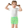 thumbnail image 5 of joogoo Lemon on Green Girls Lined Shorts Bike Dance Bottoms 4T, 5 of 7