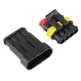 thumbnail image 4 of Connecteur Électrique Étanche de Terminal de Voiture Connecteur de Voiture à 4 Broches 5 Kits Connecteur de connecteur de Fil Électrique Étanche Étanche à 4 Broches pour Voiture Automobile, 4 of 8