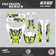 thumbnail image 4 of Kalair GFX Graphics Kit for Kawasaki KX65 (1999-2023) Incision Series, 4 of 5