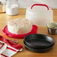 Mainstays 4pc Cake Carrier with Cake Pan Set