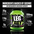 thumbnail image 5 of NutraBio Leg Day Intra Carb Supplement -Amino Acid EAA/BCAA Formula – 20 Servings– Grape Berry, 5 of 9
