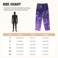 thumbnail image 3 of Fotbe Purple Bubble Abstract Art Pantalones de Pijama para Mujer, Pantalones de Dormir, Pantalones Pj con Cordón y Bolsillos-3X-Large, 3 of 6