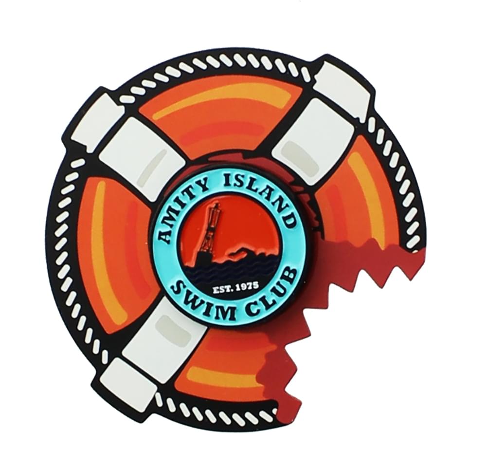 Amity Island Swim Club (Jaws) Enamel 