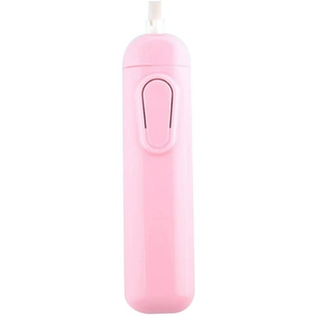 Eastjing 1 Set Automatic Electric Eraser Student Stationery Battery Operated Eraser with 20 Eraser Refills Pink