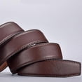 thumbnail image 5 of Ceinture Homme, Ceinture en Cuir pour Homme (Bote incluse), Rglable Ceinture Boucle Automatique 3.5cm * 115cm, Ceinture en cuir d'affaires, Vacances, 5 of 5