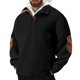 thumbnail image 1 of Sudadera sin capucha para hombre, de invierno, con cuello alto, botones, estilo "Return to the Ancients", tapeta frontal con empalme, sudadera pequeña con capucha, blusa de poliéster para hombre., 1 of 4