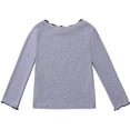 thumbnail image 6 of 1/2 Pack Girls Cute Cat Ruffled Turtleneck T-Shirts Tops Causal Long Sleeve Basic Shirts Hoodies Knitwear For Toddler Girl 1-8 Years, 6 of 9