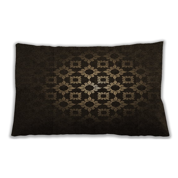 Ahgly Company Outdoor Rectangular Contemporary Lumbar Throw Pillow, 13 inch by 19 inch