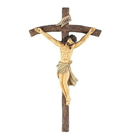 dicksons jesus christ nailed to cross 6 inch resin corpus crucifix hanging wall cross decoration