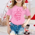 thumbnail image 2 of Bouquet Cute Printed Girls' Solid Color Casual Top, 2 of 4