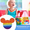 thumbnail image 4 of Silicona Ratón Forma Empuje Burbuja Concentración Anti Estrés Juguetes sensoriales Ndcxsfigh Nuevos Originales, 4 of 8
