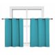 thumbnail image 1 of SAMIMPORT-2011 Cortinas opacas con ojales para cocina, color verde azulado, con estampado liso, para niños, 71 x 91 cm, 1 of 3