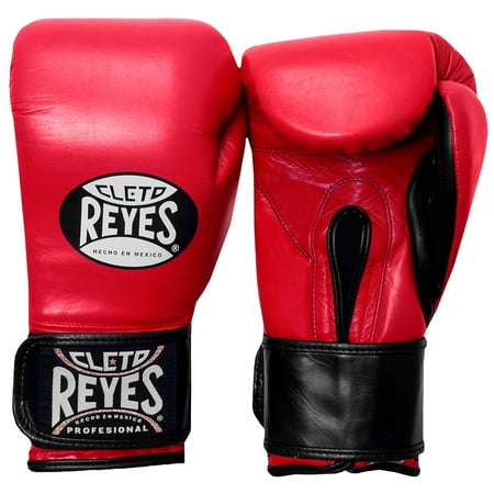 Cleto Reyes Extra Padding Leather Training Gloves - Red