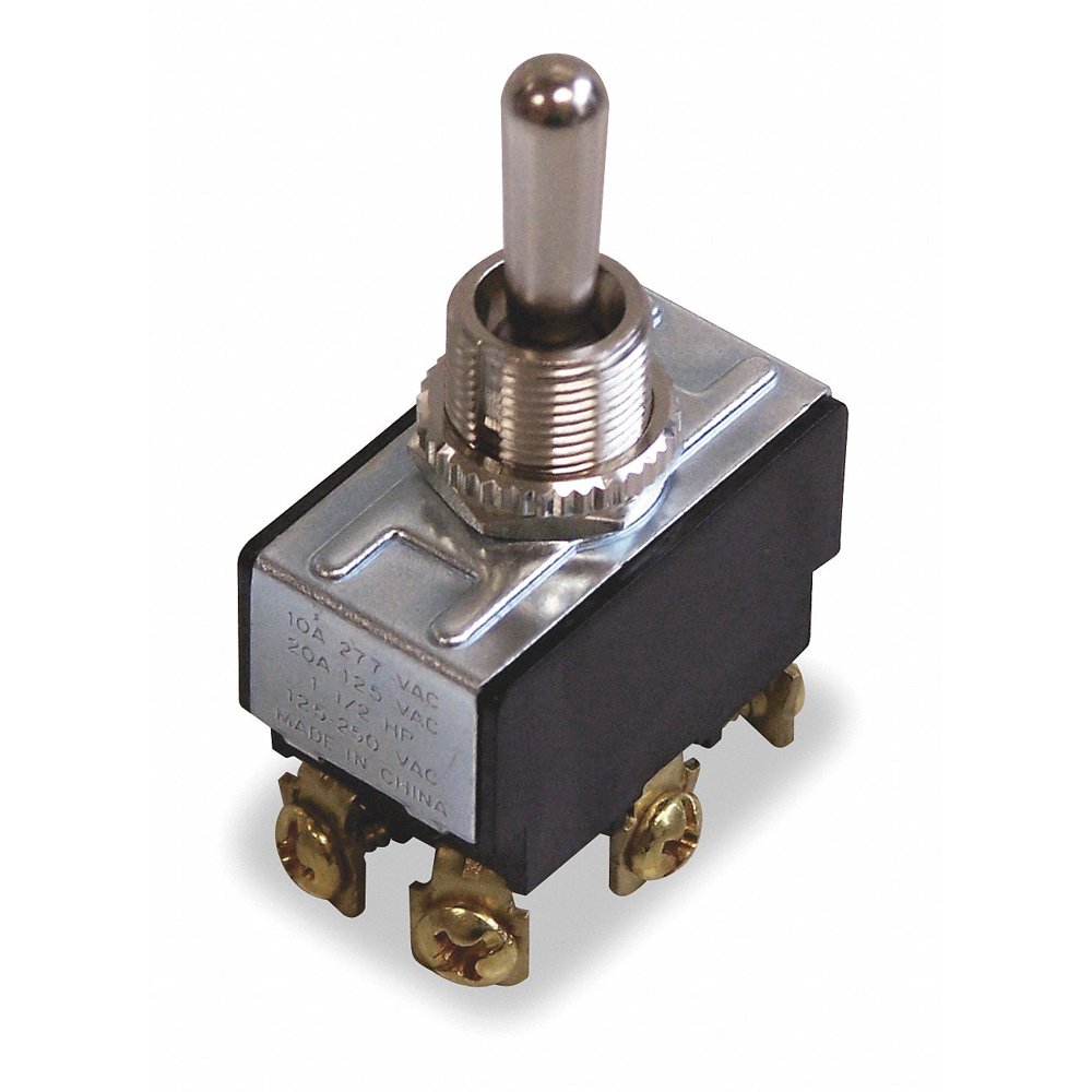 Toggle Switch, Number of Connections 6, Switch Function Momentary On