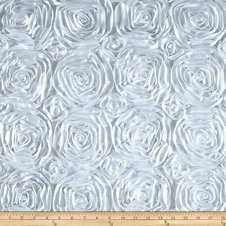 Wedding Rosette Satin White,Fabric care instructions: Machine Wash Cold/Tumble Dry Low By Ben