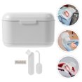 thumbnail image 4 of SHISUYAN Étui Portable pour Prothèses Usage Quotidien Matériau Durable PP Couleur Blanche Taille Compacte, 4 of 9