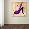 thumbnail image 3 of Trademark Fine Art "Suede Heel Purple" Canvas Art by Roderick Stevens, 3 of 3