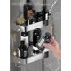 thumbnail image 3 of 304 Stainless Steel Corner Rack Bathroom Bathroom Perforation-Free Tripod Shelving Toiletry Station Corner Storage Shelf, 3 of 4