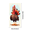 1A, variant on Festive Turkey Cartoon Thanksgiving Banner for Celebration Party Decor