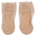thumbnail image 2 of 2 pares de calcetines de encaje de moda, medias delicadas de malla, calcetín calado para mujer y niña (calcetines color piel, solo rosa, tabla de embalaje), 2 of 7