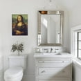 thumbnail image 5 of Leonardo Da Vinci Canvas Wall Art - Mona Lisa Classic Artwork Picture Print with Framed Famous Oil Painting Hang for Home Office Bedroom Living Room Wall Decor-12" X16", 5 of 7