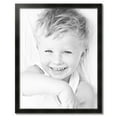 thumbnail image 2 of ArtToFrames 28" x 36" Honors Black with Silver Picture Frame, 28x36 inch Black Wood Poster Frame (WOM-5157), 2 of 7