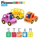 thumbnail image 4 of Juego de figuras magnéticas PicassoTiles Vehicle and Action, 5 unidades, 4 of 9