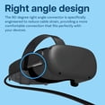 thumbnail image 2 of VR Link Cable for Meta Quest 3S/3/2/Pro and Pico 4/4 Ultra, USB-C to USB-C Fast Charging & Data Transfer Cable, Nylon Braided, 3m (9.8ft), Compatible with PC & SteamVR, 2 of 6