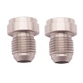 thumbnail image 4 of 2x Plata Adaptador de Soldadura Recta, Accesorios de Conector CNC Mecanizado de de, 4 of 9