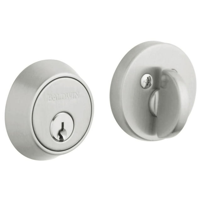 Baldwin Hardware 8041.264 Contemporary Single Cylinder Deadbolt in Satin Chrome