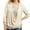 Khaki, variant on Women T Shirt Ladies Solid Sequined Long Sleeve Loose Smocked Two Piece Top Womens Tshirts Pink XXXXXL