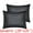 Black, variant on Unique Bargains Satin Pillow Cases Set of 2 Pillow Covers Standard Khaki