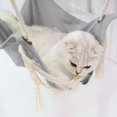 thumbnail image 5 of Hamaca tipo jaula para gatos, columpio transpirable para mascotas, nido colgante con 4 hebillas para gatos de menos de 7Kg/15 libras, conejos, hurones, chinchillas, 5 of 5