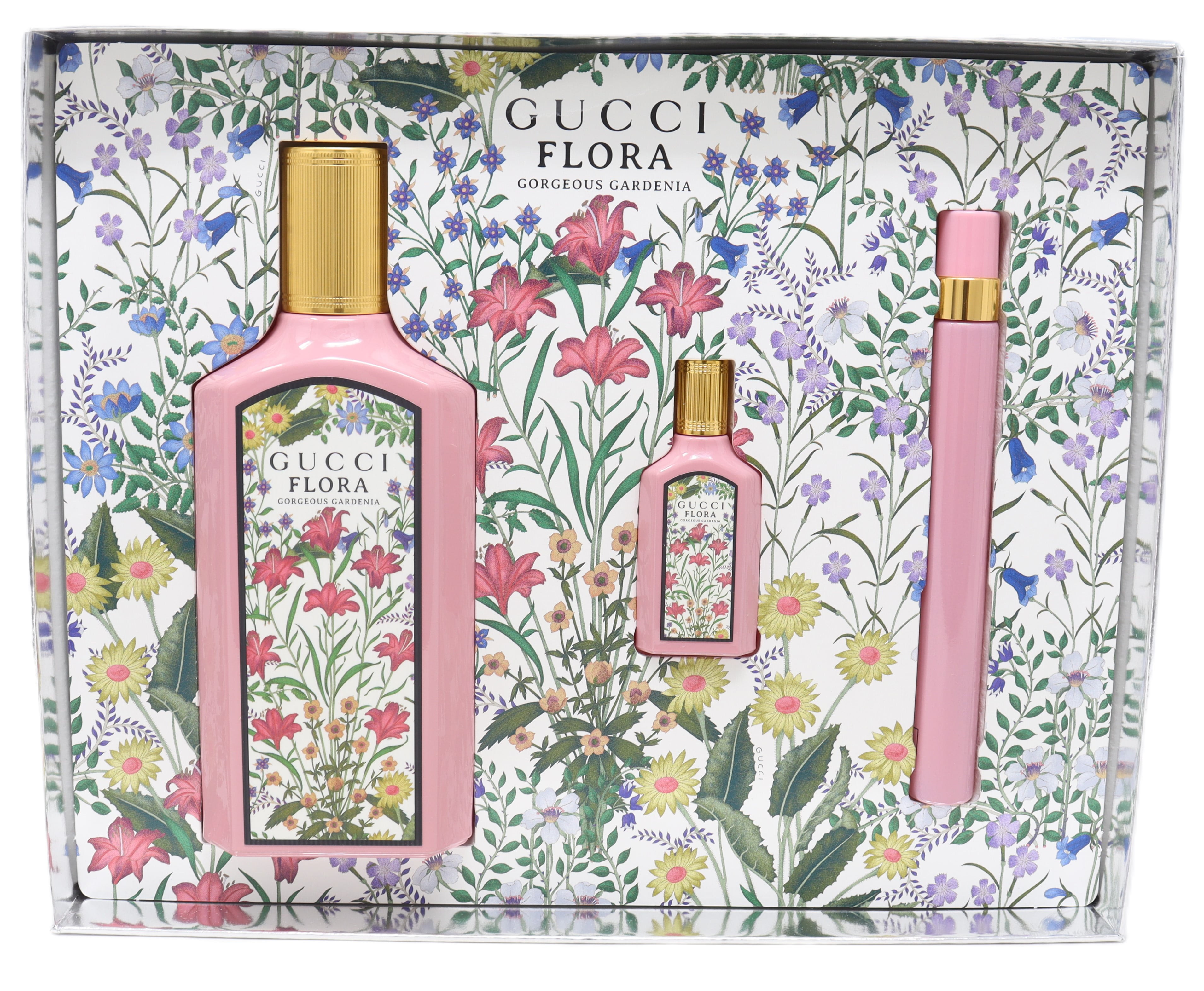 GUCCI Flora フローラ　ゴージャス　ジャスミン　ギフトセット Amazon.com : Gucci Flora Gorgeous Jasmine Gift Set, 50 ml