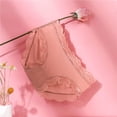 thumbnail image 2 of PMVFHDE Seamless Hipster No Show Briefs Soft Stretch Breathable Lace Womens Underwear For Comfort Khaki,L, 2 of 7