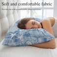 thumbnail image 5 of Blue Coastal Throw Pillow Cover 20 x 30 Inch Decorative Pillow Cover Nautical Coral Starfish Shell Octopus Sea Lumbar Pillowcase Seasonal Rectangle Cushion Case for Couch Sofa Bed Living Room, 5 of 9