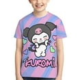 thumbnail image 6 of Sanrio Kuromi Kids T-Shirt 3d Printed Graphic T-Shirts Boys And Girls Short Sleeve Shirts For Youth Kids X-Small, 6 of 6