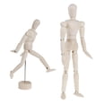 thumbnail image 2 of Modelo de figura humana, muñecos de marionetas de dibujos animados, adornos de personas, juguete de decoración para el hogar (11,4 cm) Ehuebsd Libre de BPA, 2 of 7