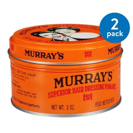 (2 Pack) Murrays Superior Hair Dressing Pomade, 3