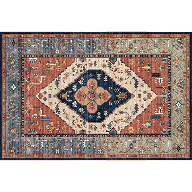 Felpudo de interior ckepdyeh, felpudo retro para interiores, alfombra antideslizante para puerta de entrada, felpudos de entrada de absorción rápida y suave, resistente al polvo y la suciedad