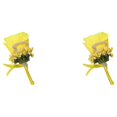 thumbnail image 3 of Guardurnaity Boutonniere de boda Accesorios de novio seguros y reutilizables Broches inodoros Flores amigables con la piel Type7 NO7, 3 of 6