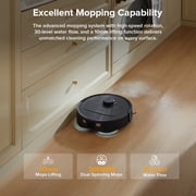 Roborock Qrevo Series Robot Vacuum and Mop, 8000Pa Suction, Upgraded from Qrevo, Anti-Tangle Brushes, Smart Obstacle Avoidance, Auto Mop Washing(QV 35A)