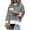 Stripe Black, variant on SOMER Oversized Sweater for Women Long Sleeve Batwing Colorblock Striped Casual Loose Pullover Fall 2025
