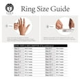 thumbnail image 3 of Ioka -14K Solid White Gold CZ V Shape Stackable Trendy Women's Ring - size 6.5, 3 of 3