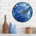 thumbnail image 6 of Acrylic Wall and Table Clock Wolf 11.9in Modern Decor with Golden Hands, 6 of 12