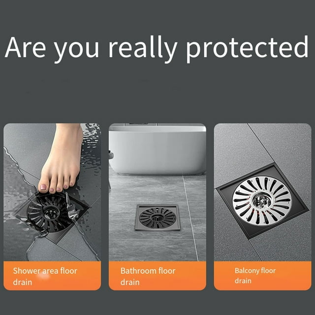 stanreset 2x Easy Installation Odor Proof Device For Instant Protection Plug And Play Silver Basket large size