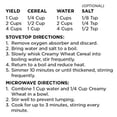 thumbnail image 4 of Augason Farms Creamy Wheat Cereal 3 Lbs 15 Oz No. 10 Can, 4 of 5
