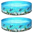 thumbnail image 4 of Portable Inflation-free Hard Swimming Pool Folding Pool Family Swimming Pool Round Swimming Pool for Babies Kids Adults, 4 of 8