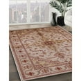 thumbnail image 3 of Ahgly Company Machine Washable Indoor Rectangle Industrial Modern Chestnut Red Area Rugs, 5' x 8', 3 of 7